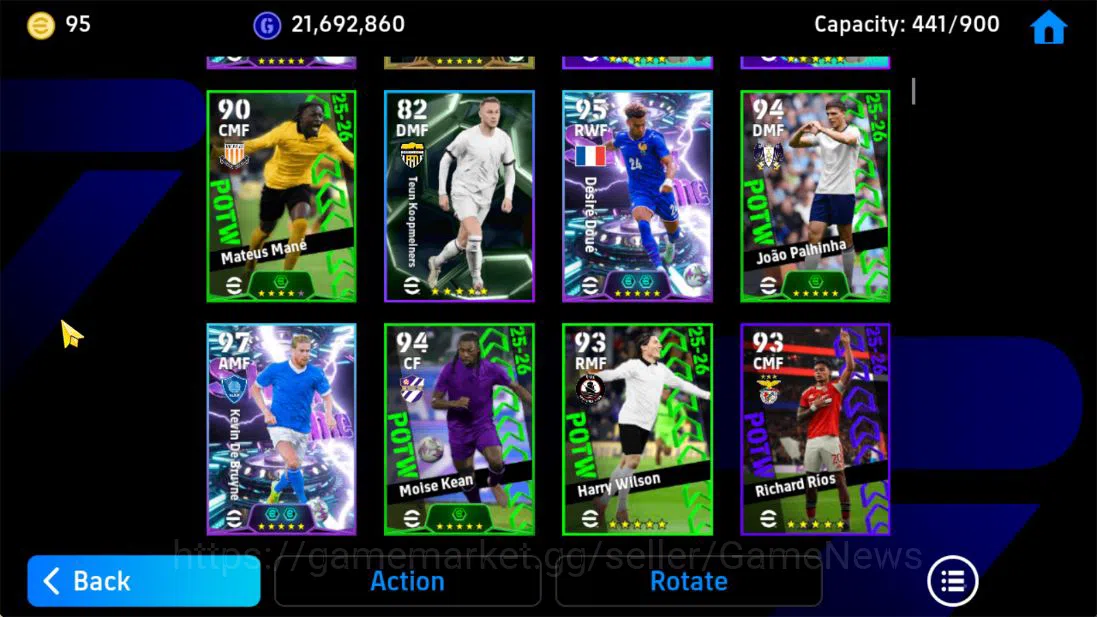 eFootball Accounts Mobile|Bullet Header(Darwin Nunez),Blitz Curler(Ne image 19