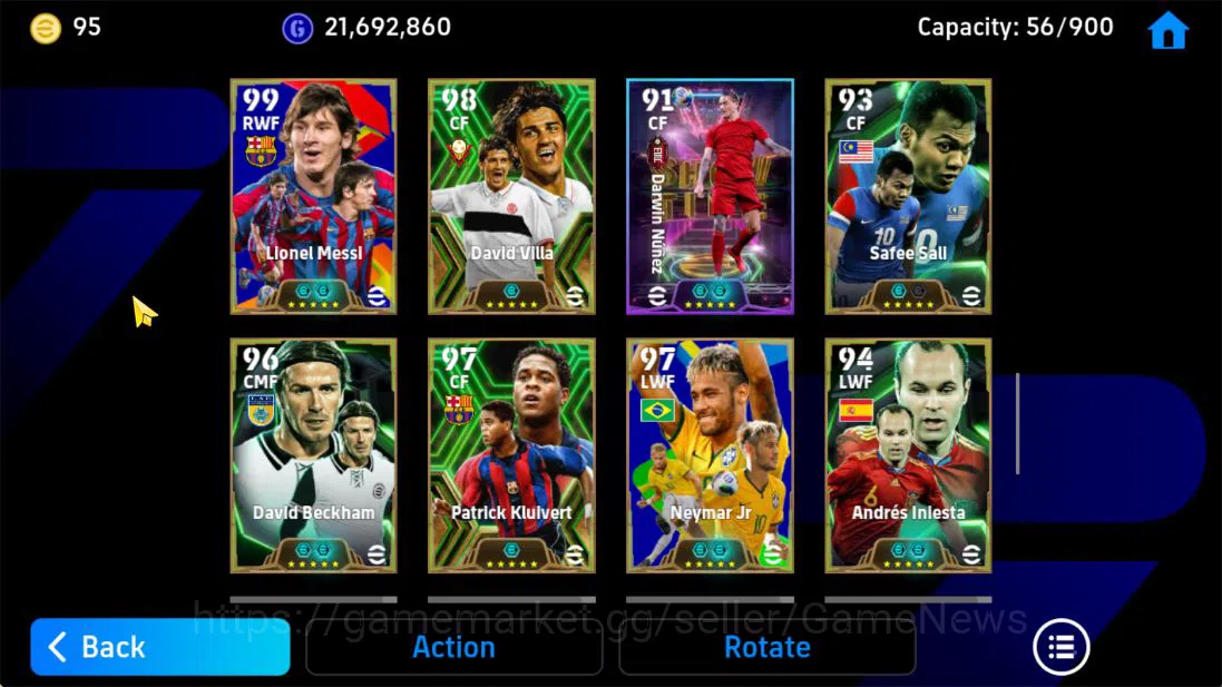 eFootball Accounts Mobile|Bullet Header(Darwin Nunez),Blitz Curler(Ne image 9
