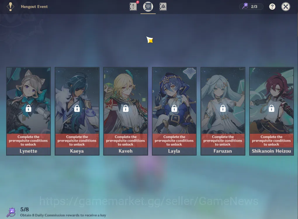 Genshin Impact Accounts ASIA|AR43|2Limited+19(*4Character)|Flins,Raiden,Ke image 13