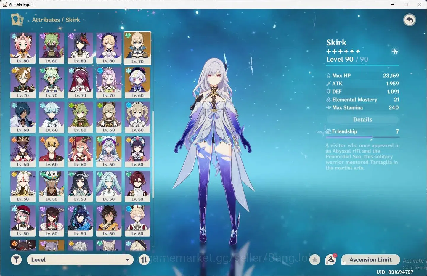 Genshin Impact Accounts ASIA | AR 49|22 Limit+8 Standar|[Zhongli+Sign],Aya image 3