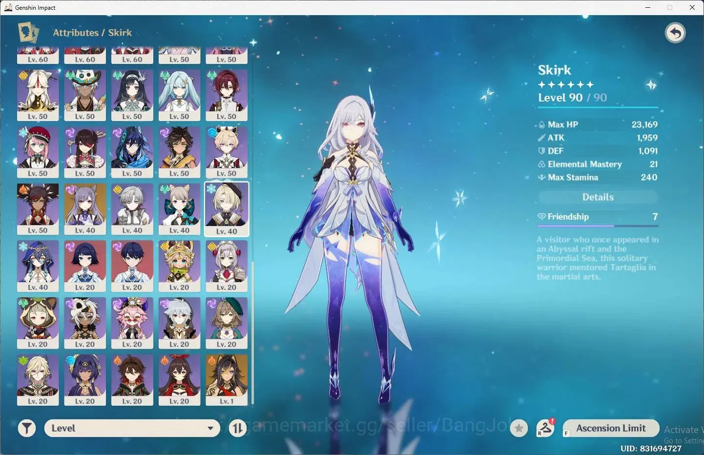 Genshin Impact Accounts ASIA | AR 49|22 Limit+8 Standar|[Zhongli+Sign],Aya image 4