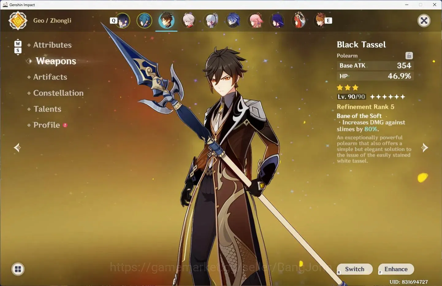 Genshin Impact Accounts ASIA | AR 49|22 Limit+8 Standar|[Zhongli+Sign],Aya image 5