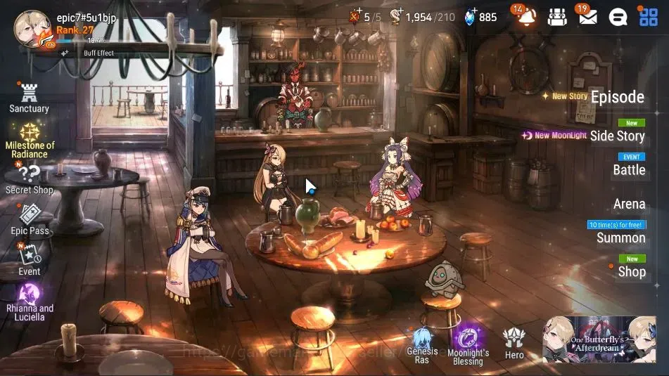 Epic Seven Accounts GLOBAL Unverif|New Era|3 ML(Rhiana & Luciel,Straze image 1
