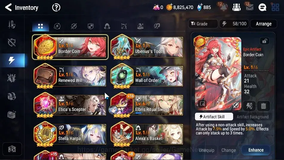 Epic Seven Accounts GLOBAL Unverif|New Era|3 ML(Rhiana & Luciel,Straze image 15