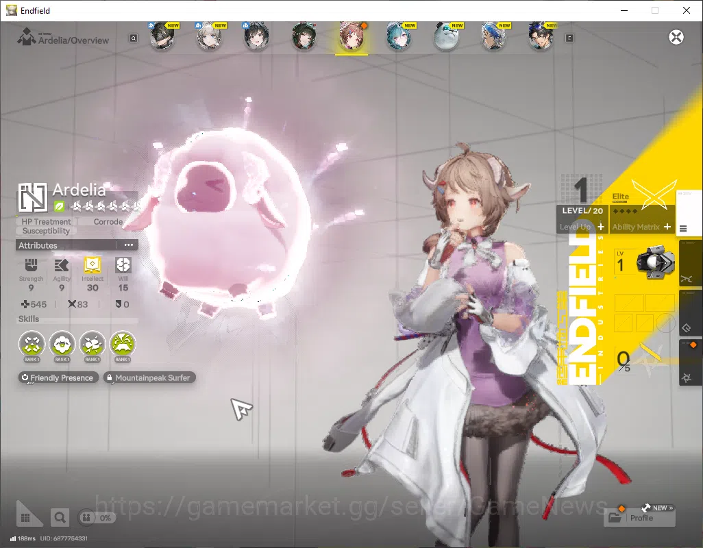 Arknights: Endfield Accounts NA/EU|Lv2|Fresh Starter|SSR2(1Limit)+1(*6WP)|Zhuan image 10