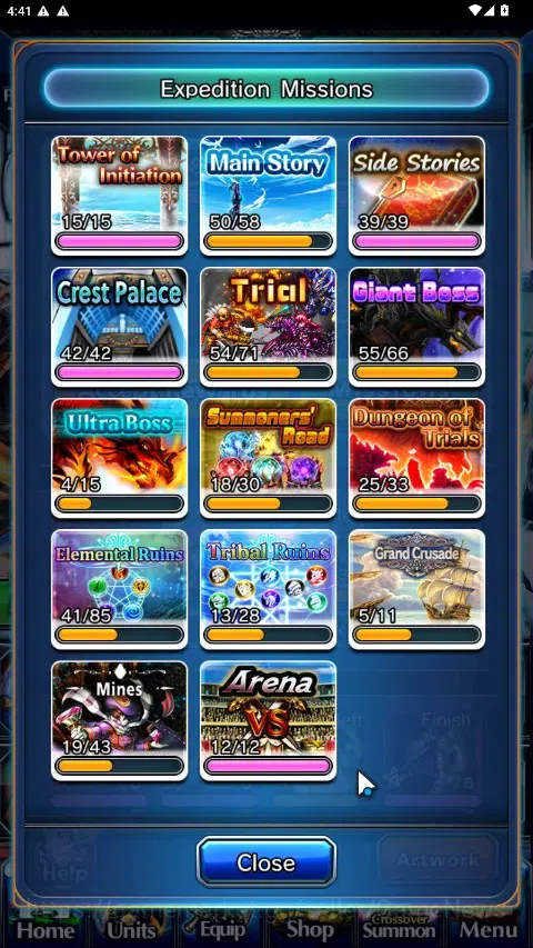Grand Summoners Accounts Global|Rank 169|2 SpArt|33 Ascend 17 TW|(Okarun,Ho image 12