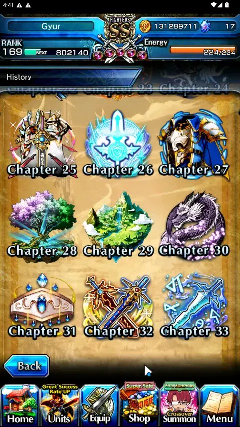 Grand Summoners Accounts Global|Rank 169|2 SpArt|33 Ascend 17 TW|(Okarun,Ho image 14