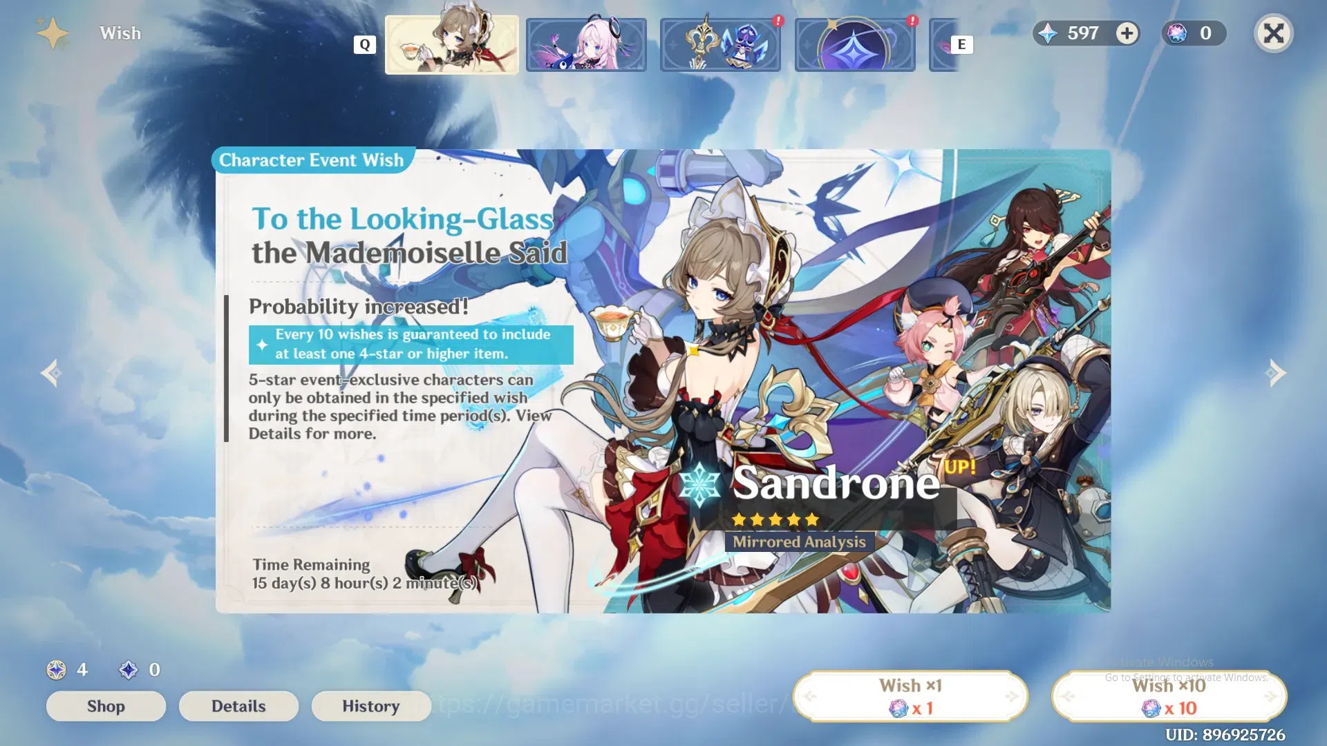 Genshin Impact Accounts Mid Game ASIA |AR 59|15 Limit+3 Sign|Furina,Zhongli,NahidaNavia+4 Charstd|MC Female|9 (*5 4