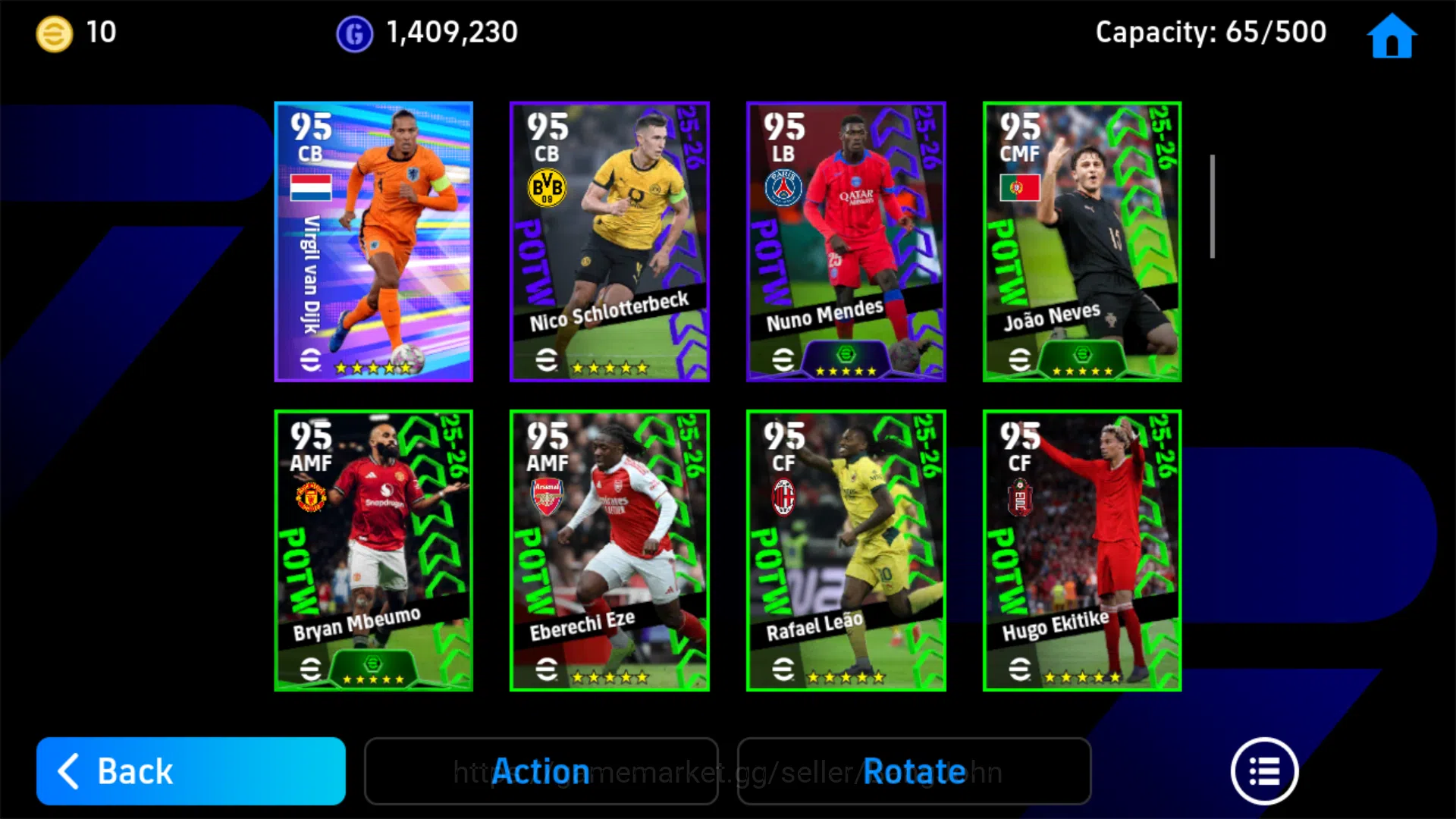 eFootball Accounts Others Power 3145 | Wayne Rooney Epic DB | Raul Epic DB | Kevin De Bruyne EFB410B 6