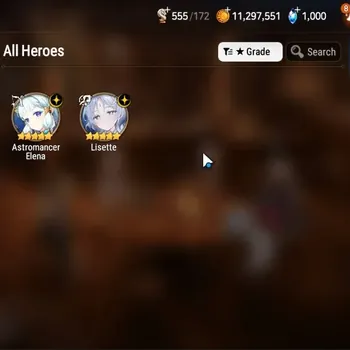 Epic Seven Accounts Starter Global Unverif|Fresh Starter|2 ML(A.Elena,Lisette)|PoH+Bless ON|SS 1K|Side Story Locked|145