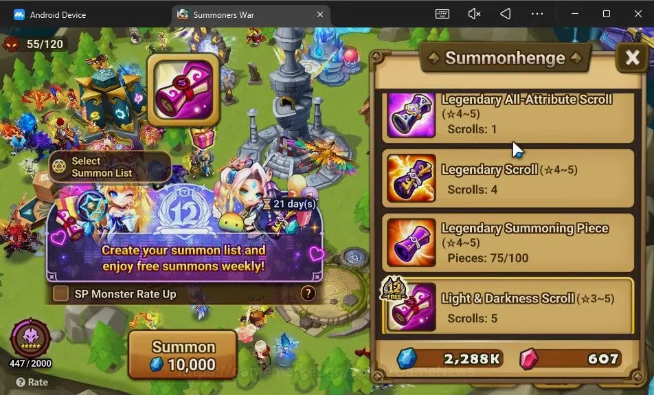 Summoners War: Sky Arena Accounts GLOBAL Lv 56|2 LD[Eludia,Alexandra]|20 Total NB5[A image 16