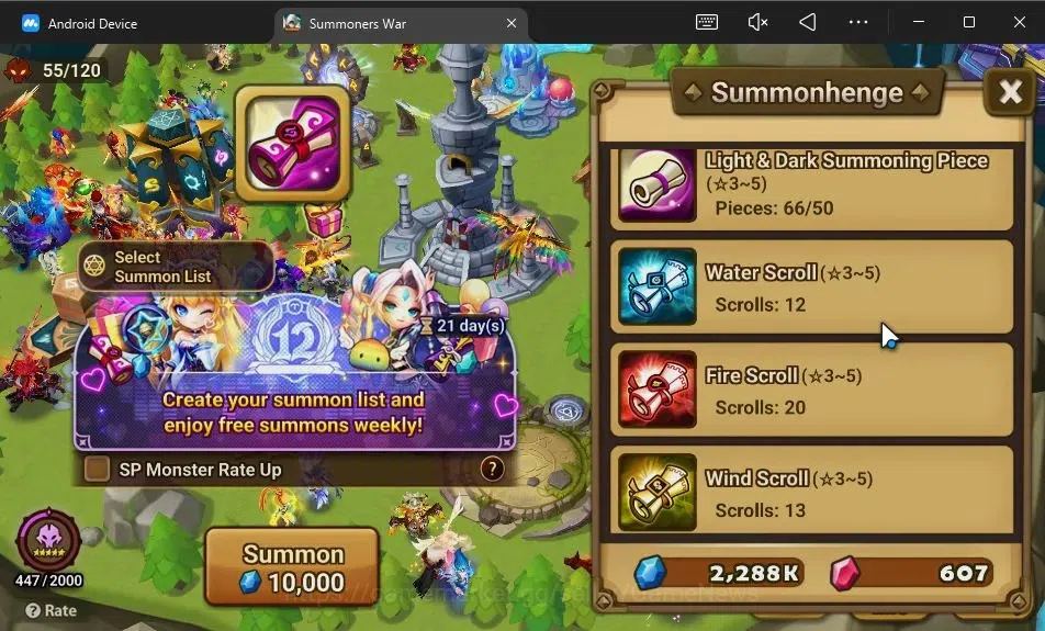Summoners War: Sky Arena Accounts GLOBAL Lv 56|2 LD[Eludia,Alexandra]|20 Total NB5[A image 17