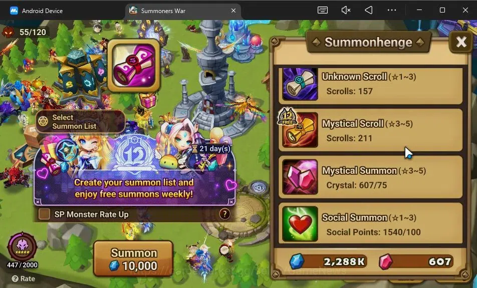 Summoners War: Sky Arena Accounts GLOBAL Lv 56|2 LD[Eludia,Alexandra]|20 Total NB5[A image 18