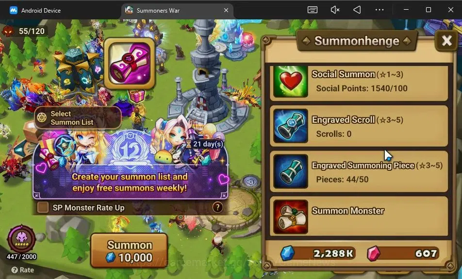 Summoners War: Sky Arena Accounts GLOBAL Lv 56|2 LD[Eludia,Alexandra]|20 Total NB5[A image 19