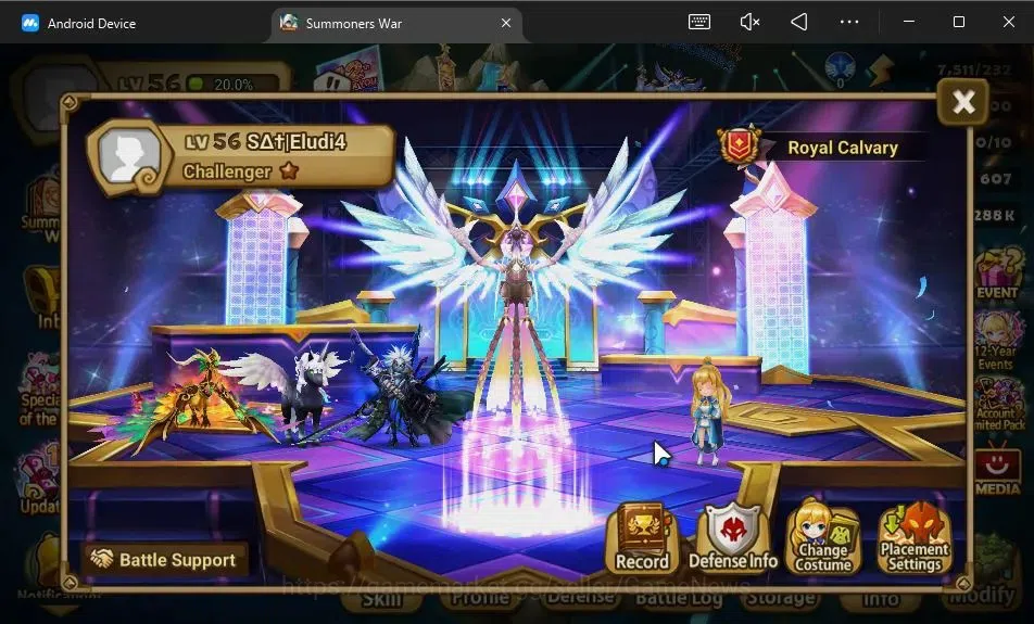 Summoners War: Sky Arena Accounts GLOBAL Lv 56|2 LD[Eludia,Alexandra]|20 Total NB5[A image 2