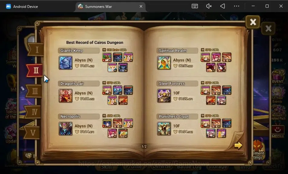 Summoners War: Sky Arena Accounts GLOBAL Lv 56|2 LD[Eludia,Alexandra]|20 Total NB5[A image 4