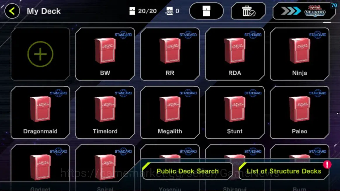 Yu-Gi-Oh! Master Duel Accounts Android|Lv 18|20 Deck|VSK9,DracotailMaid,ElfNote,Y image 6