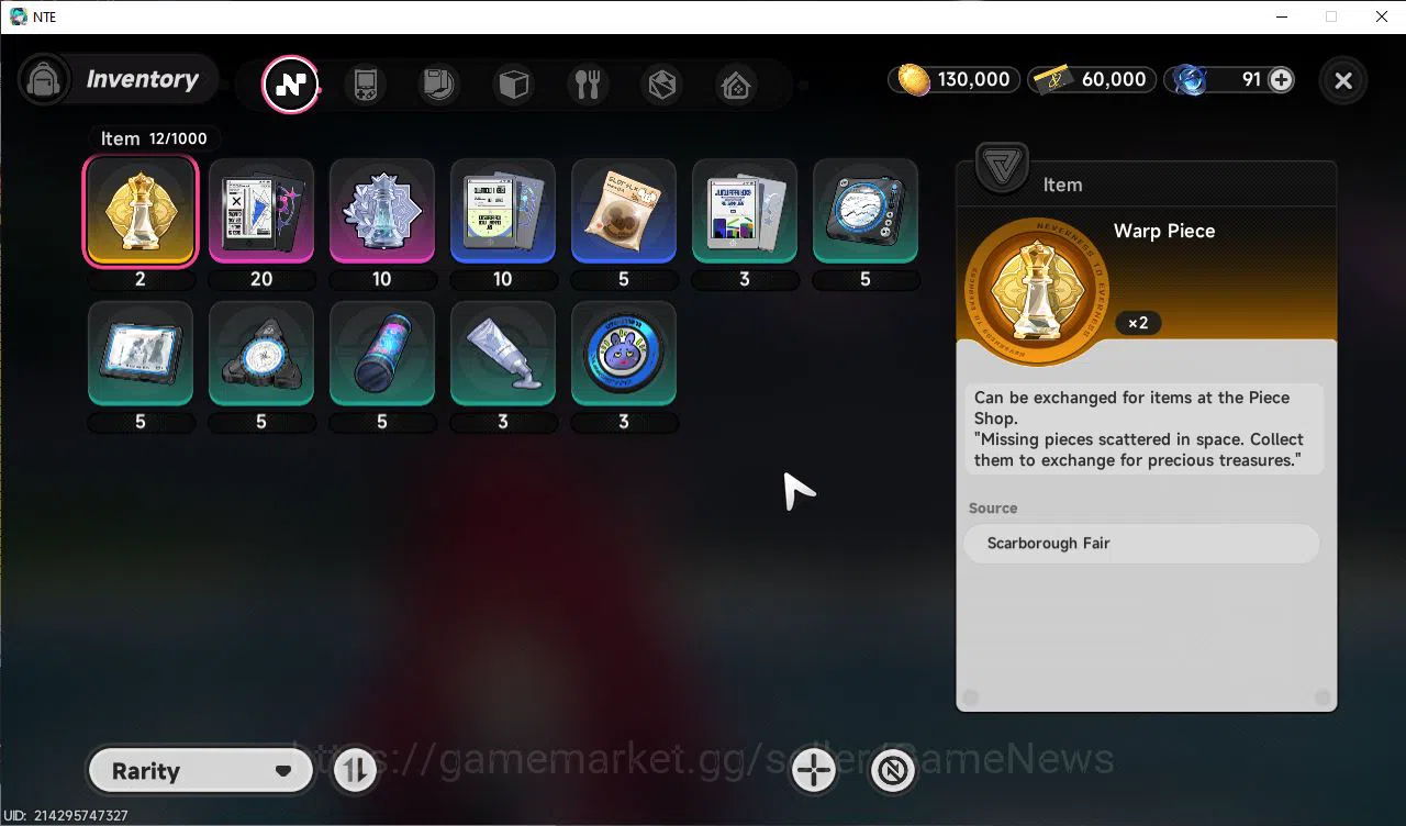 Neverness to Everness Accounts GLOBAL EU |HL 3| 2 SSR Limited Nanally, Hathor|4 S image 5