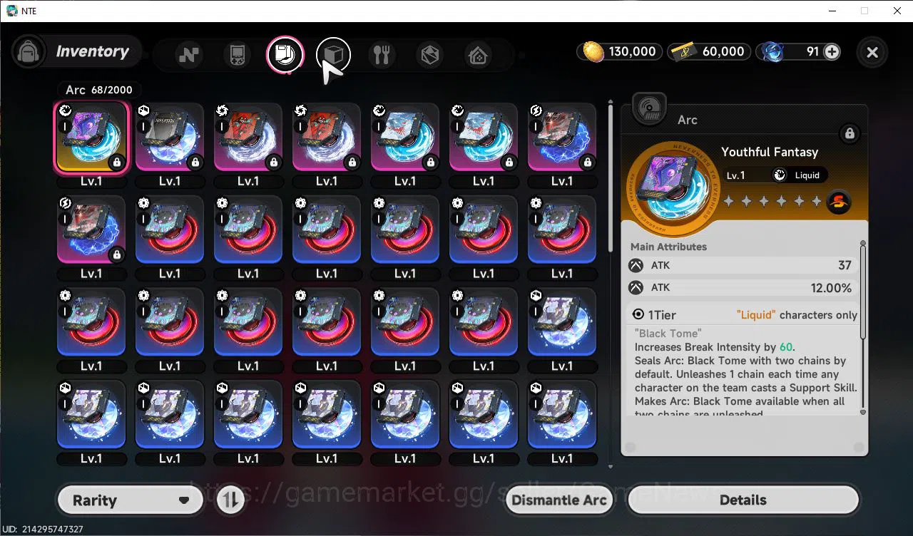 Neverness to Everness Accounts GLOBAL EU |HL 3| 2 SSR Limited Nanally, Hathor|4 S image 6