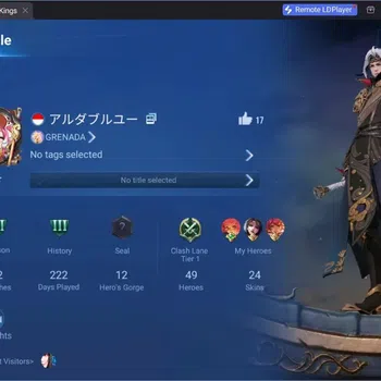 Honor of Kings Accounts Rare Skin Global | 49H 24S |Legend Yao|KIC Luna|AOT Heino|Event Exclusive Daji|Epic Nezha|More