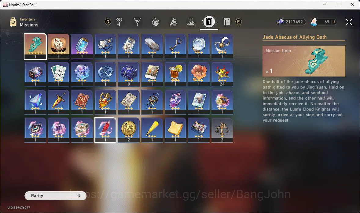 Honkai Star Rail Accounts Others ASIA|TL 68|13 Limit|Hypercarry 14