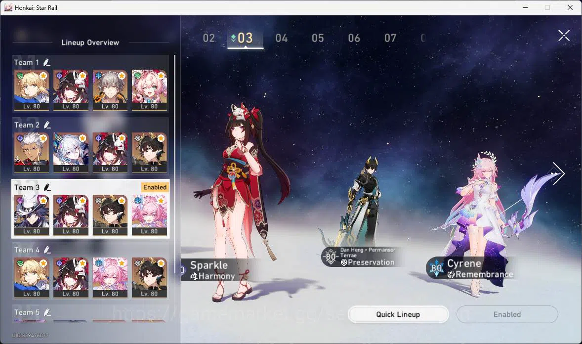 Honkai Star Rail Accounts Others ASIA|TL 68|13 Limit|Hypercarry 16