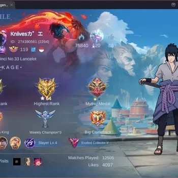 Mobile Legends: Bang Bang Accounts Collector Global |Hero 133|Skin 330|Exalted|Naruto Suyou|Prime YZ|KFP Thamuz|TFm