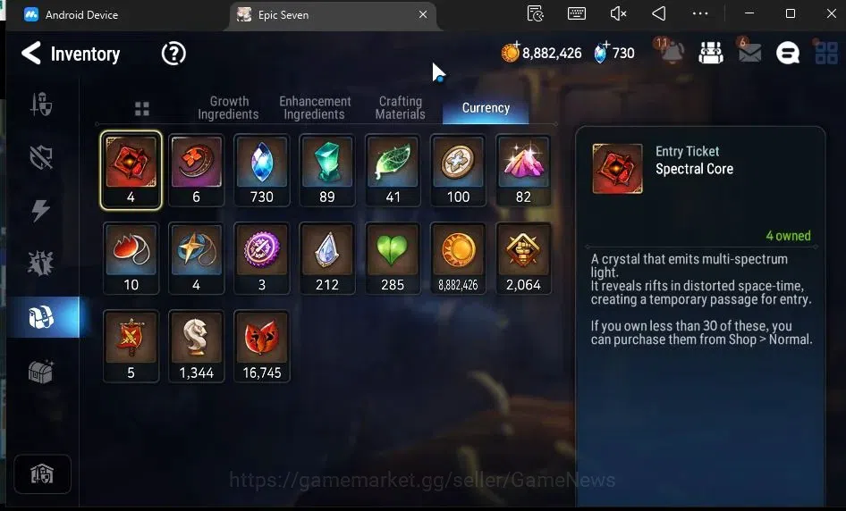 Epic Seven Accounts GLOBAL Unverif|NewEra|3 ML(LC Bellona,DB Senya,R R image 11