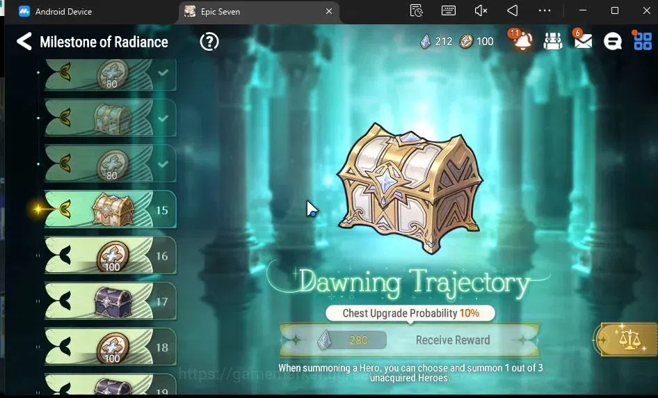 Epic Seven Accounts GLOBAL Unverif|NewEra|3 ML(LC Bellona,DB Senya,R R image 4