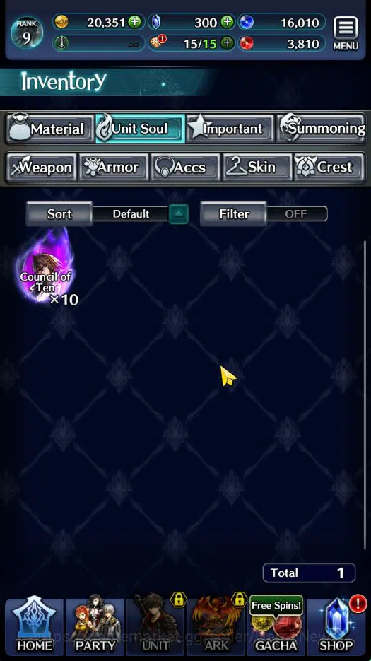 Last Cloudia Accounts GLOBAL | Starter Rank 9 | Hinata Sakaguchi, Granad image 6
