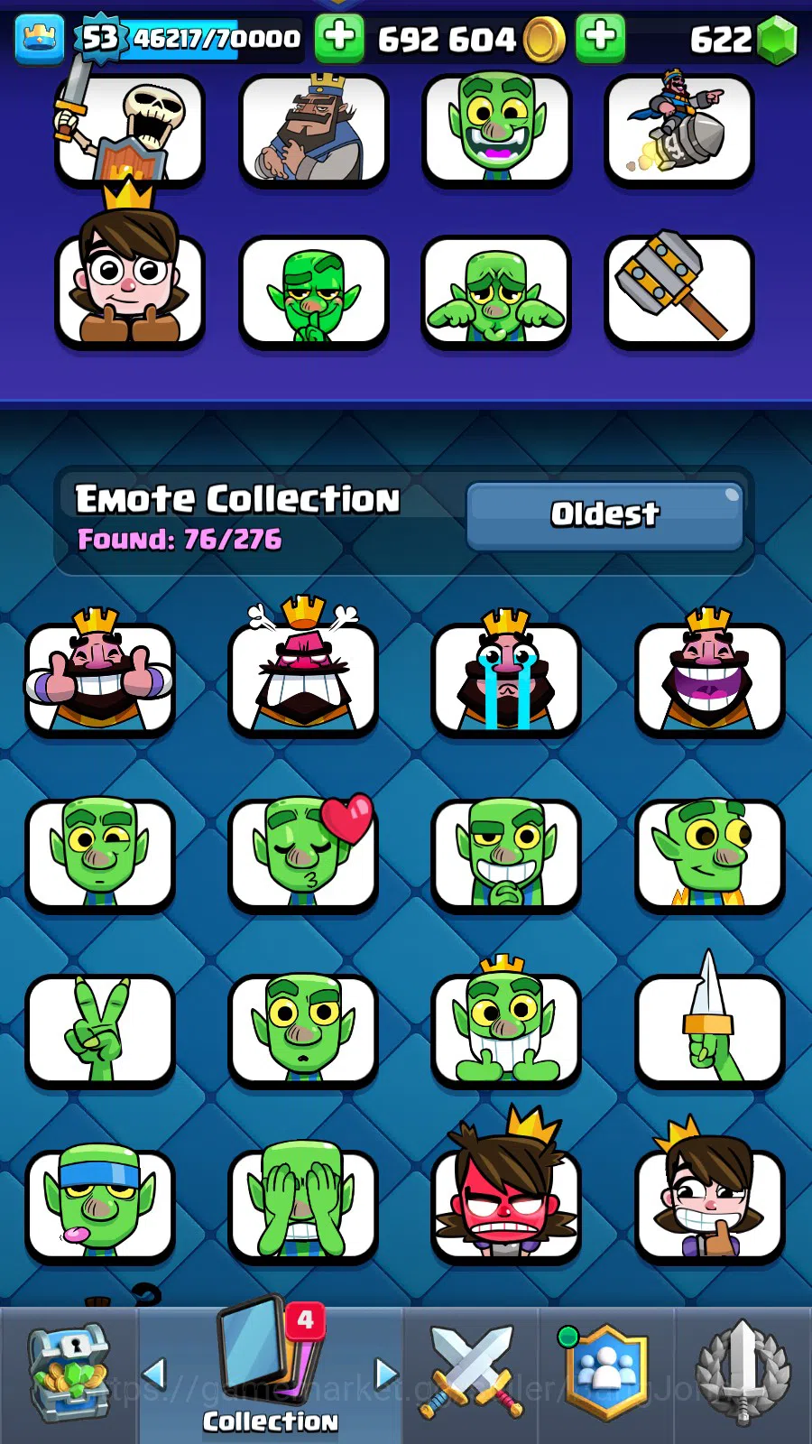 Clash Royale Accounts Lv 53|Trophy 9211|KTL 11|Limit Skin| Total Card 12 image 16