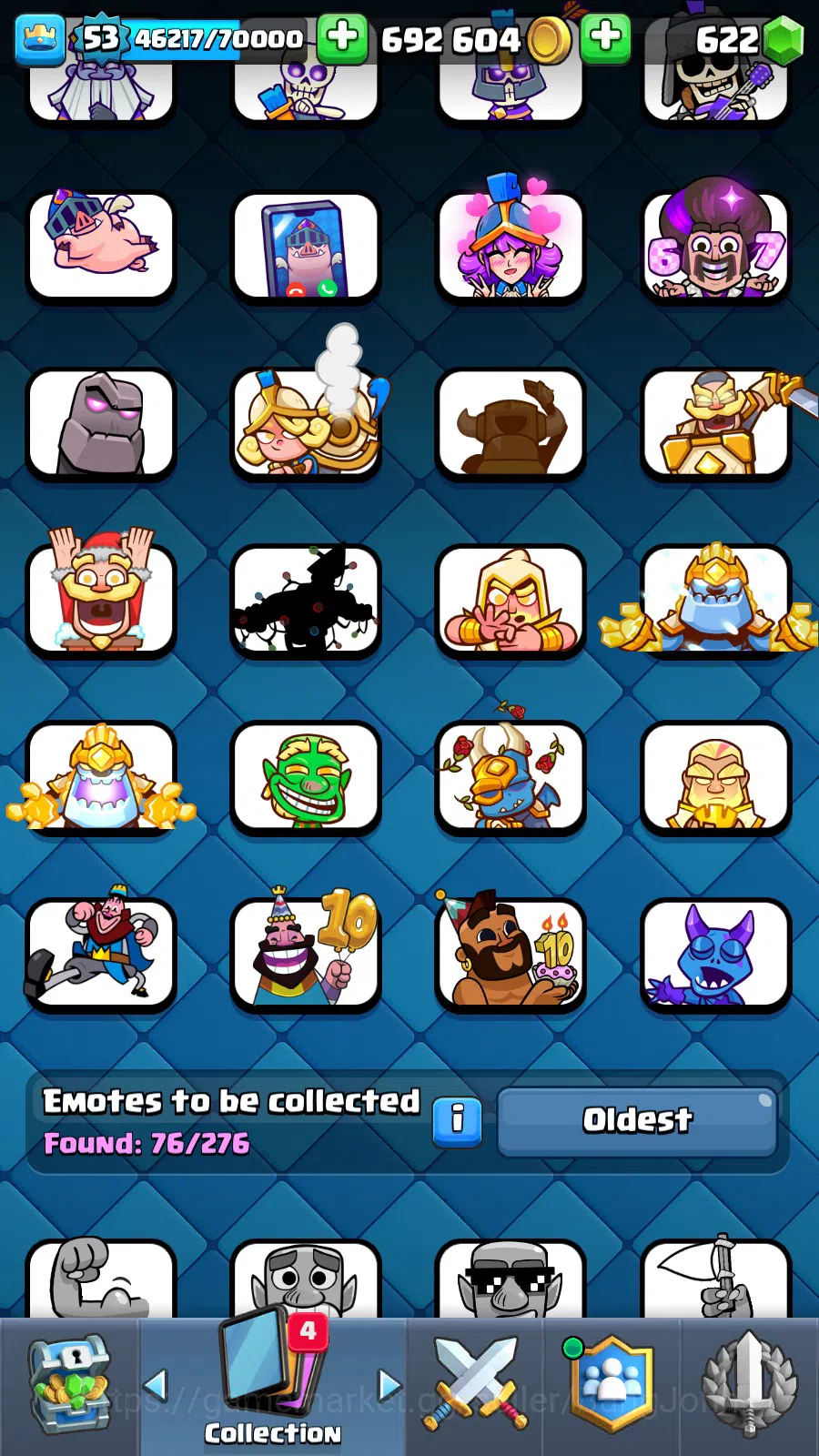 Clash Royale Accounts Lv 53|Trophy 9211|KTL 11|Limit Skin| Total Card 12 image 18