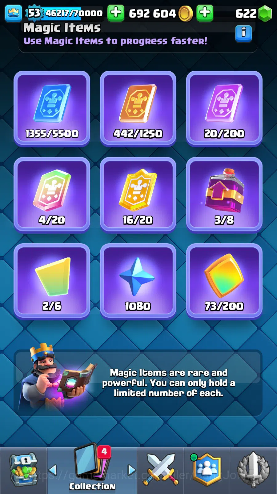 Clash Royale Accounts Lv 53|Trophy 9211|KTL 11|Limit Skin| Total Card 12 image 6