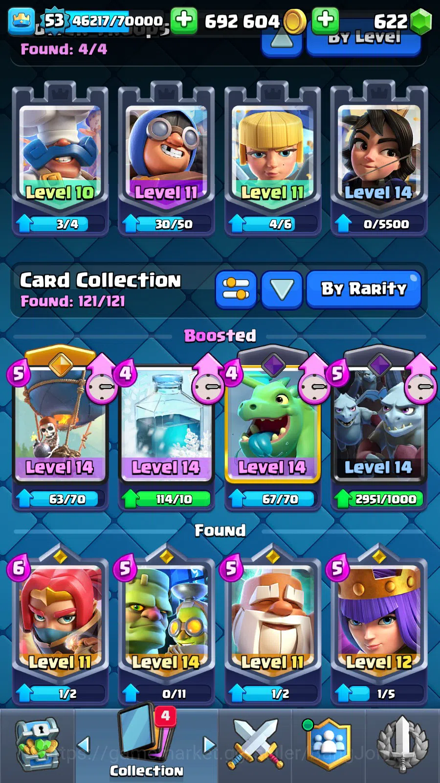 Clash Royale Accounts Lv 53|Trophy 9211|KTL 11|Limit Skin| Total Card 12 image 8