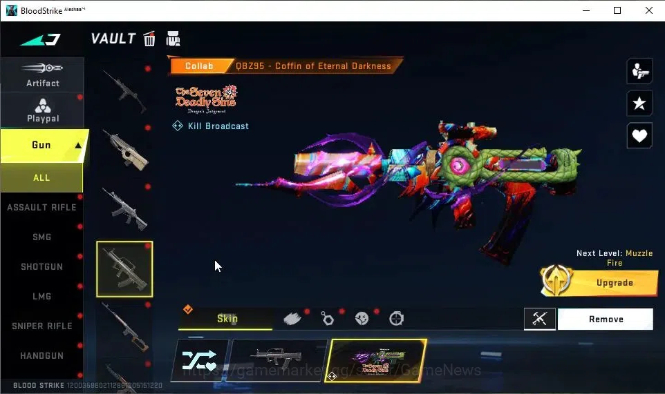 Blood Strike Accounts ASIA|2 ETERNAL[M82-Pumpknight Lv3,DEagle-Scorpius] image 11