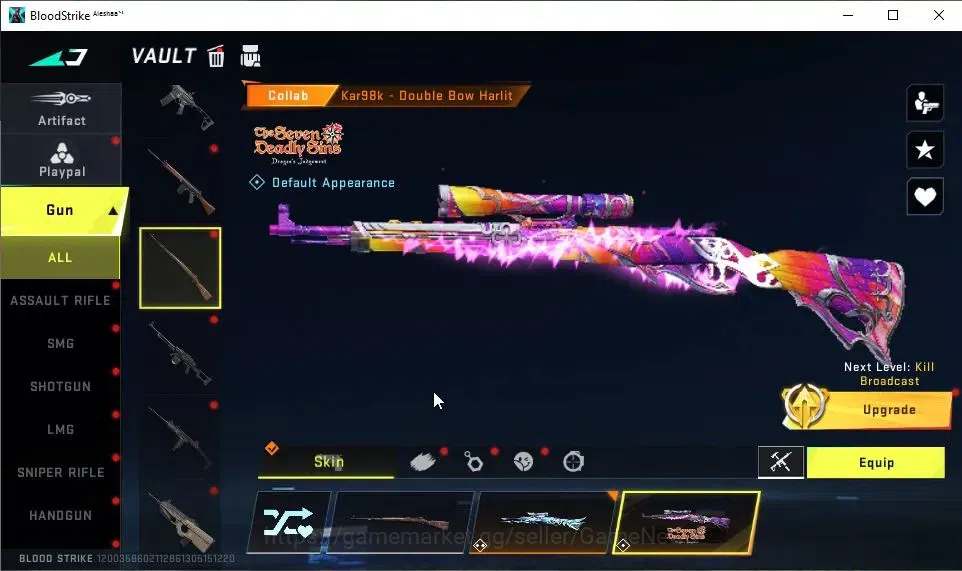 Blood Strike Accounts ASIA|2 ETERNAL[M82-Pumpknight Lv3,DEagle-Scorpius] image 12