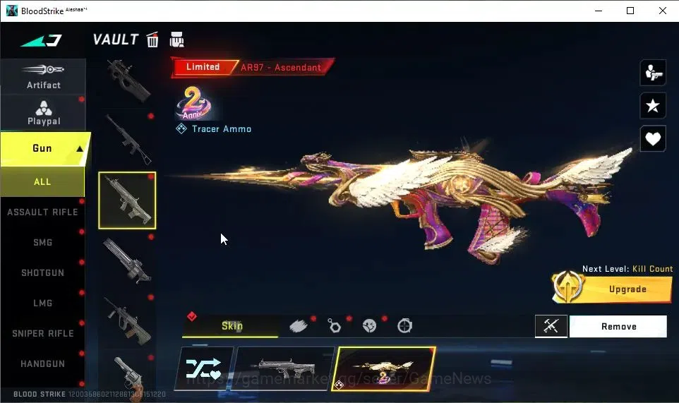 Blood Strike Accounts ASIA|2 ETERNAL[M82-Pumpknight Lv3,DEagle-Scorpius] image 13