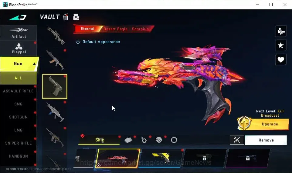 Blood Strike Accounts ASIA|2 ETERNAL[M82-Pumpknight Lv3,DEagle-Scorpius] image 14