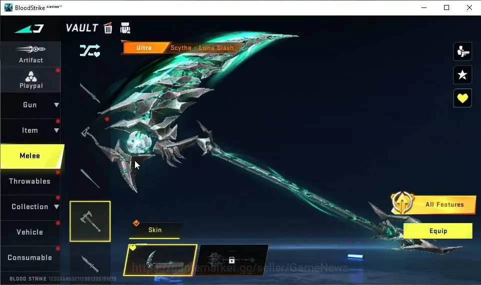 Blood Strike Accounts ASIA|2 ETERNAL[M82-Pumpknight Lv3,DEagle-Scorpius] image 7