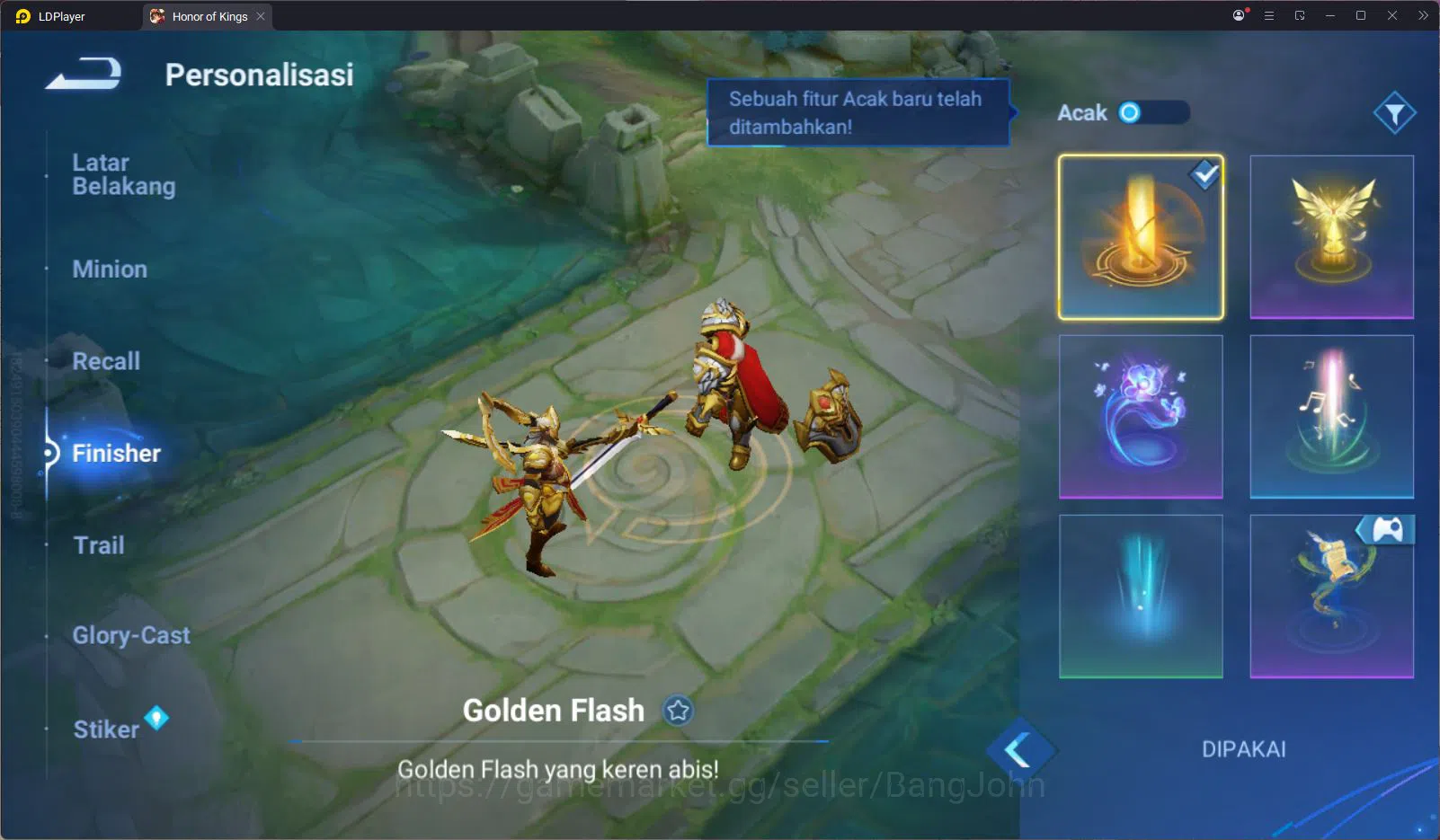 Honor of Kings Accounts Global 85 Hero 56 Skin | Farm Lane T12 | SXD Hou Y image 8