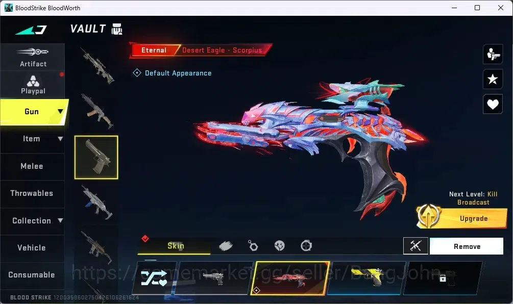 Blood Strike Accounts ASIA | ETERNAL: Desert Eagle-Scorpius | 4 7DS| 2TR image 5