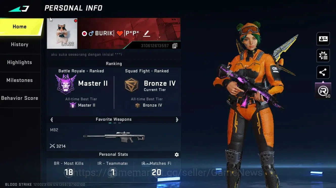 Blood Strike Accounts Collab Skin ASIA|Collab JACK[Takemichi,FN2000]+KRAKEN[Enzo]|ULTRA [Ethan,EMT,Etc]|LMT 2