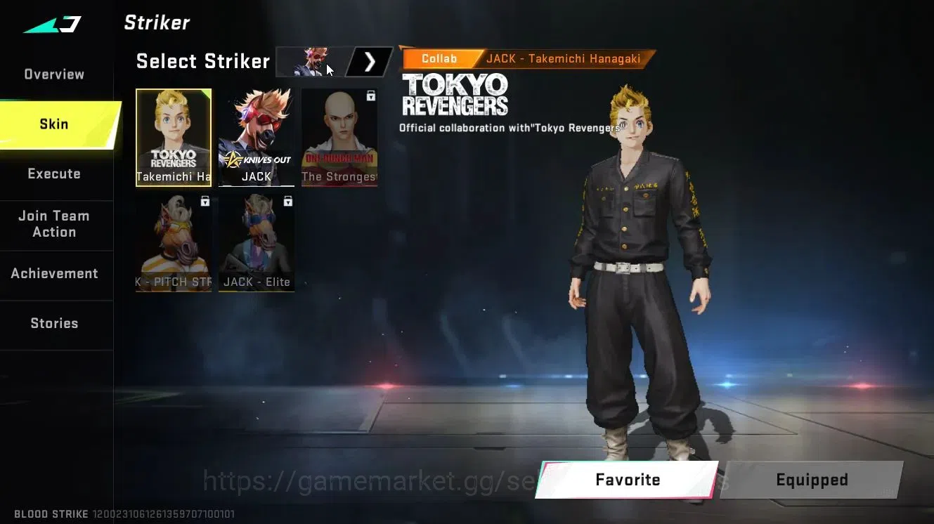 Blood Strike Accounts Collab Skin ASIA|Collab JACK[Takemichi,FN2000]+KRAKEN[Enzo]|ULTRA [Ethan,EMT,Etc]|LMT 6