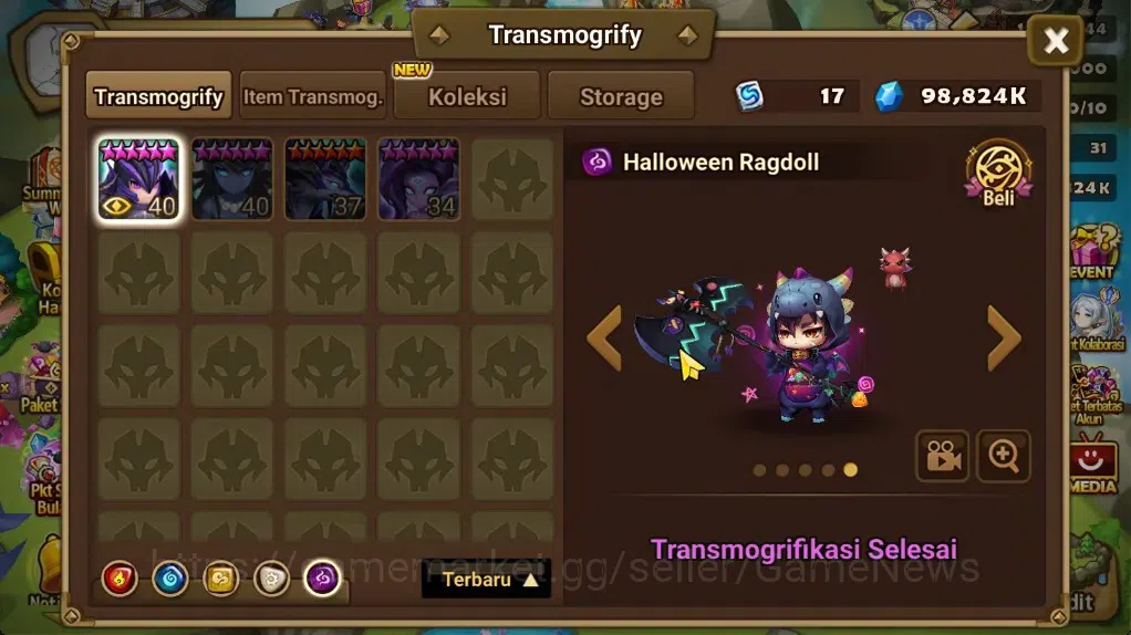 Summoners War: Sky Arena Accounts End-Game GLOBAL Lv 82|1LD[Ragdol]|23 Total 13