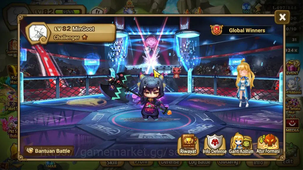 Summoners War: Sky Arena Accounts End-Game GLOBAL Lv 82|1LD[Ragdol]|23 Total 2