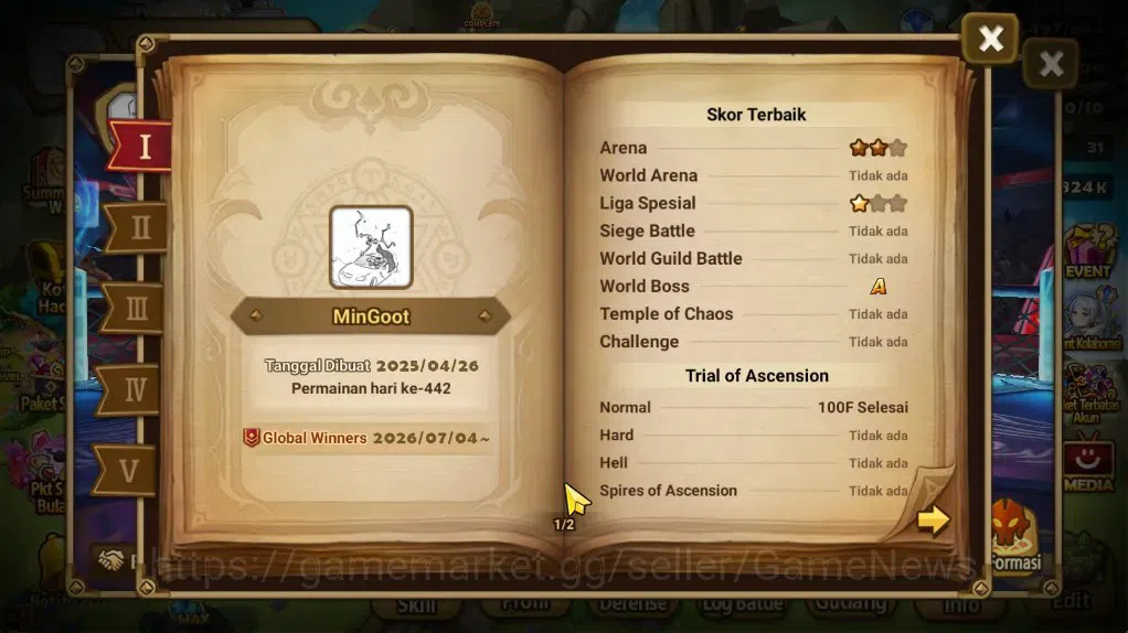 Summoners War: Sky Arena Accounts End-Game GLOBAL Lv 82|1LD[Ragdol]|23 Total 3