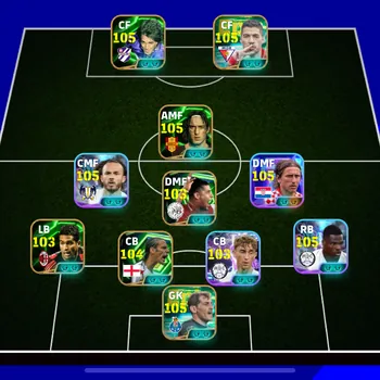 eFootball Accounts Legends & Iconic Players OVR 3229