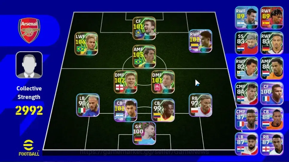 eFootball Accounts Legends & Iconic Players Android|Epic Neymar Jr,Kaka,Steven Gerrard,Mark van Bommel,Andriy 1