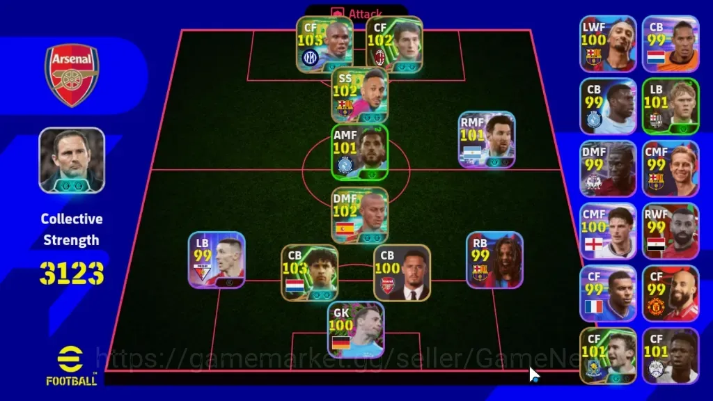 eFootball Accounts Legends & Iconic Players Android|6 Epic Thiago Alcantara,Samuel Eto'o,Frank Rijkaard,Daniele Massaro|2 1