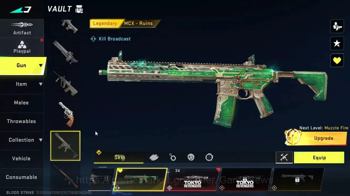 Blood Strike Accounts ASIA|ETERNAL DEagle Lv2|Collab TR[JACK,Parachute]| image 10